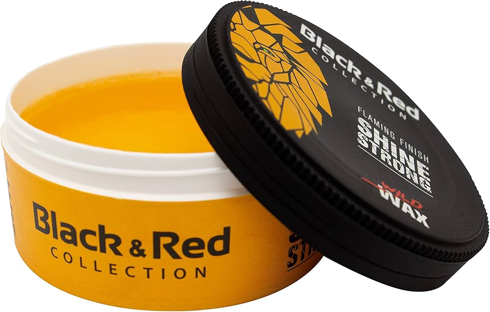 Black Red Shine Strong Hair Wax